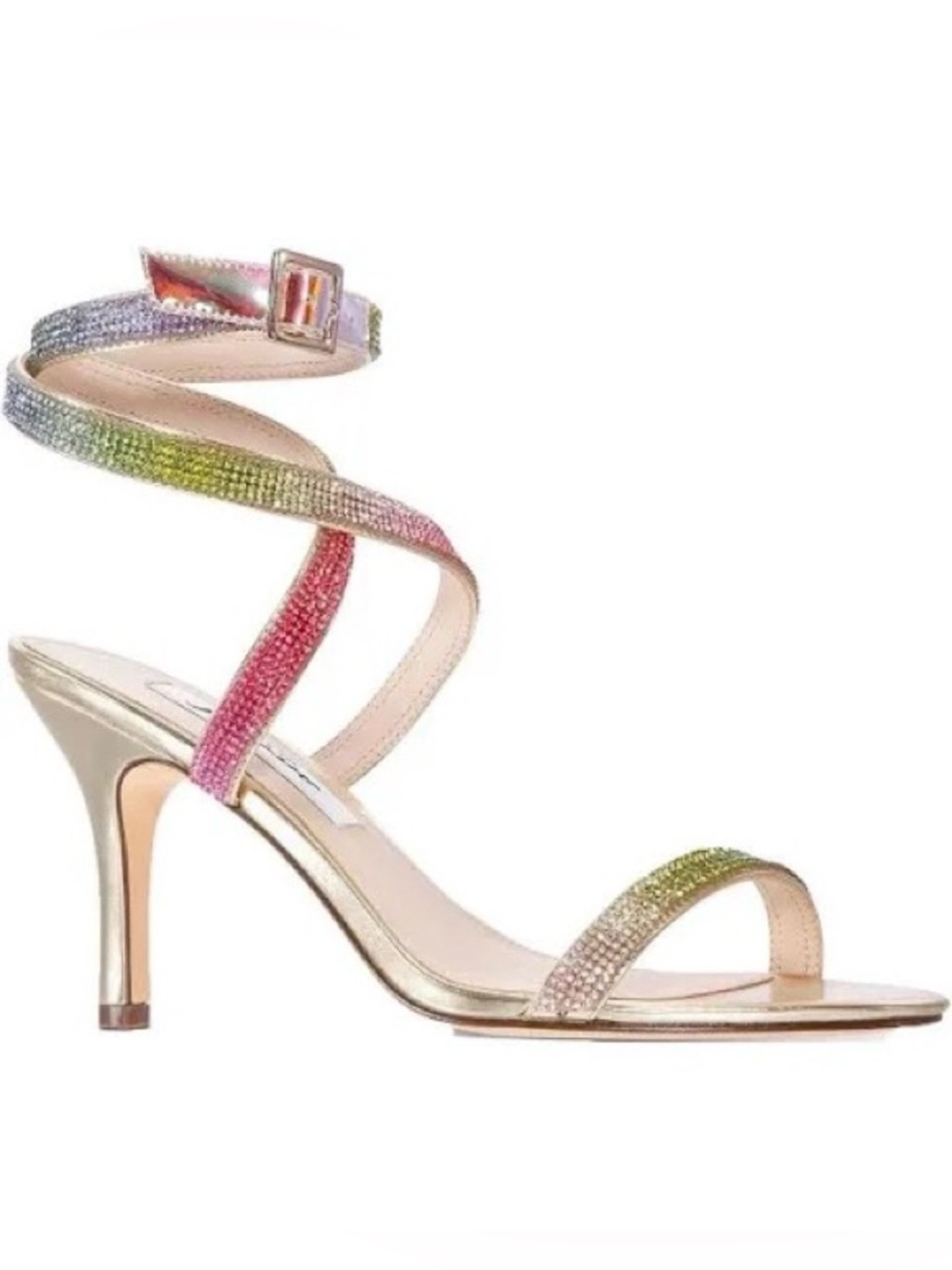 Nina Varena Crystal Ankle Strap Sandals Sz 6 — image 2 of 8